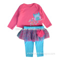 high level comfortable letter style pretty lace childrens dresses